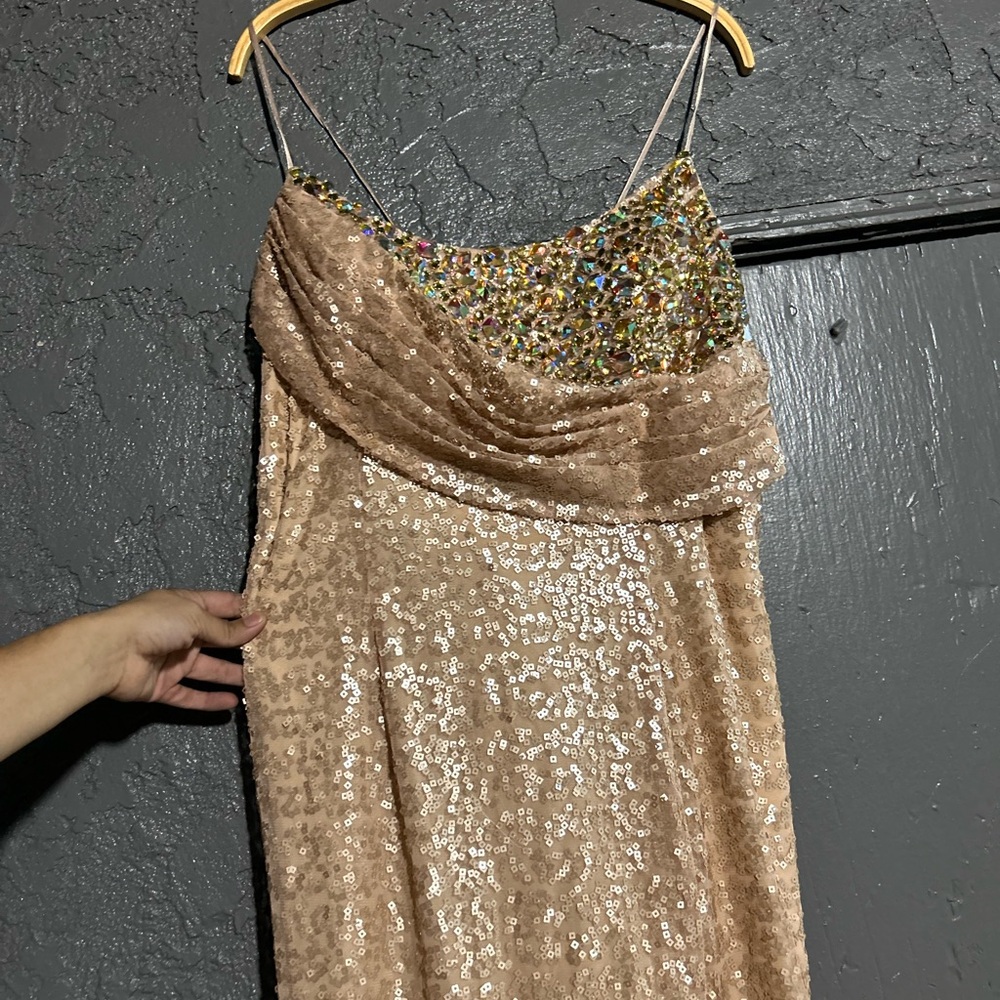 Elegant Sequin Evening Dress